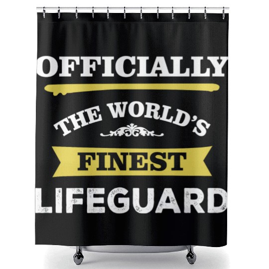 The World's Finest Lifeguard Shower Curtains