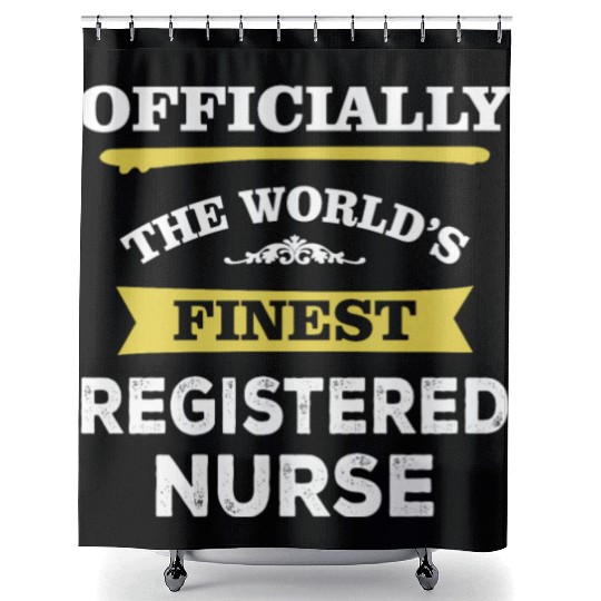 The World's Finest Registered Nurse Shower Curtains