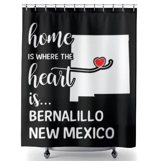 Bernalillo County New Mexico Is Where My Heart Shower Curtains