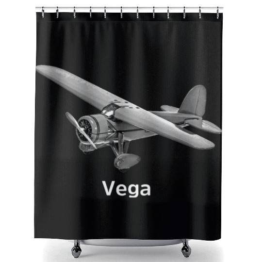 Vega Aircraft Shower Curtains
