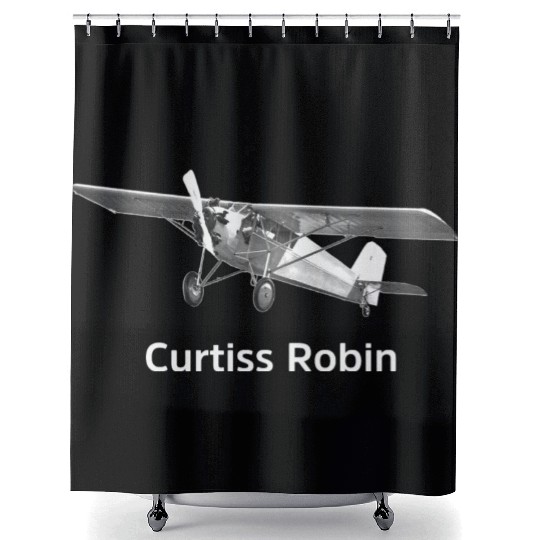 Curtiss Robin Aircraft model Shower Curtains