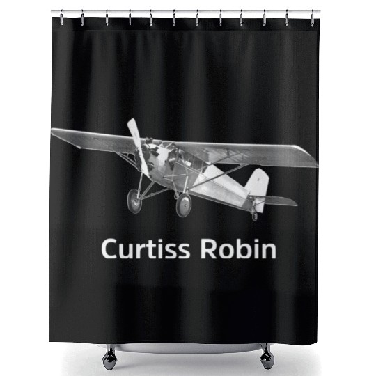 Curtiss Robin Aircraft model Shower Curtains