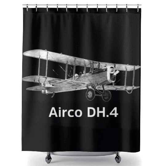 Airco DH.4 Aircraft model Shower Curtains