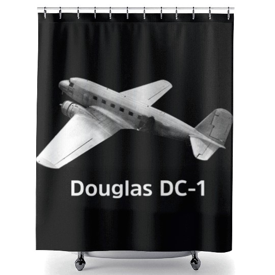 Douglas DC-1 Aircraft Shower Curtains