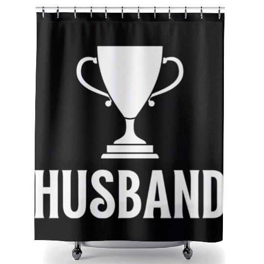 Trophy Husband Essential Shower Curtains