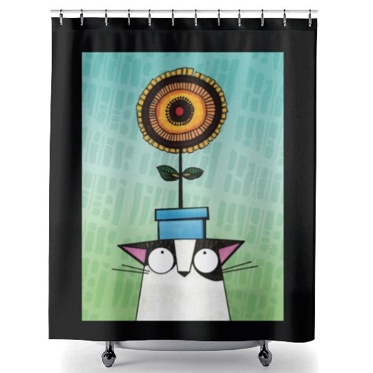 Kids Room Inspo, Cartoon Cat, Nursery Art, Newborn Shower Curtains