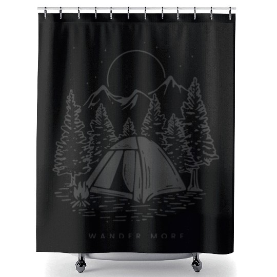Wandering Wilderness Shower Curtains