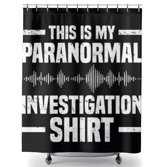 Ghost Hunters | Ghost Paranormal Ghost Gifts Shower Curtains