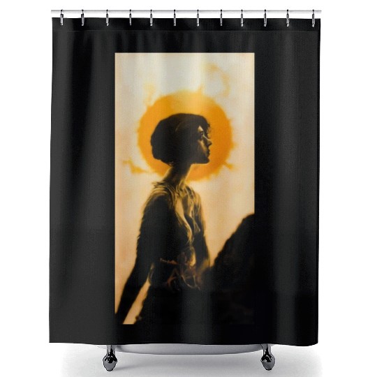 I'LL BACK MANIFEST Shower Curtains