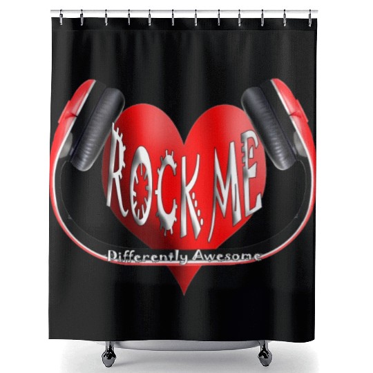 Rock and Roll Shower Curtains