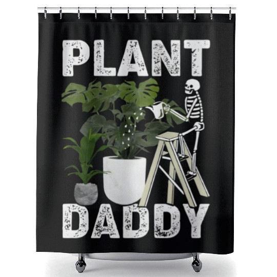 Plant Daddy Gardening Plants Garden Shower Curtains