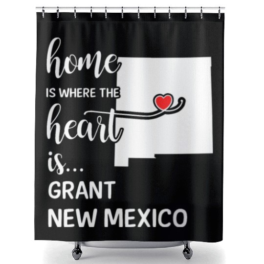 Grant County New Mexico Is Where My Heart Is Gift Shower Curtains