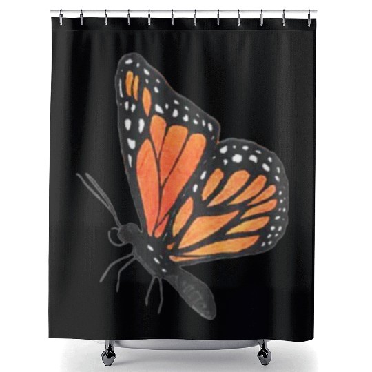 Monarch butterfly 1 Shower Curtains