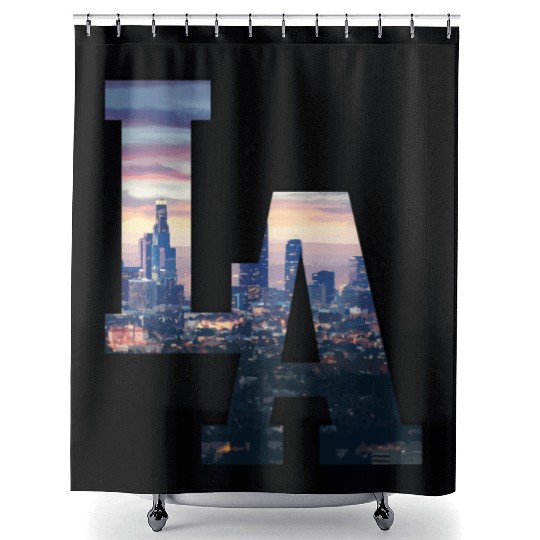 Los Angeles California LA Gift Shower Curtains