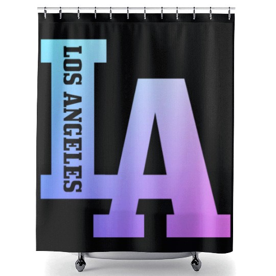 Los Angeles California LA Gift Shower Curtains