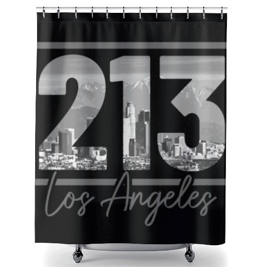 Los Angeles California LA Gift Shower Curtains
