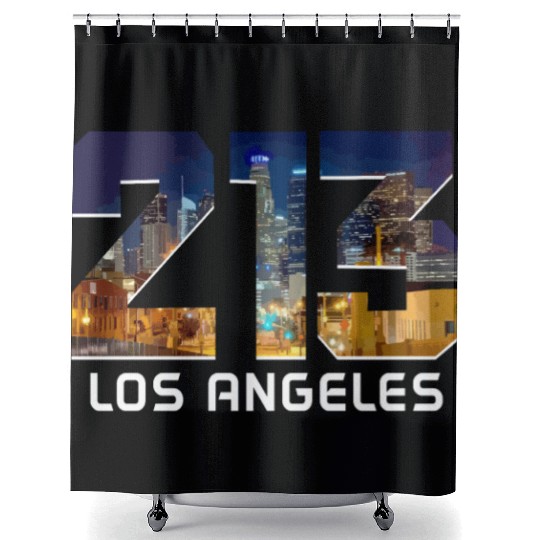 Los Angeles California LA Gift Shower Curtains