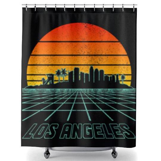 Los Angeles California LA Gift Shower Curtains