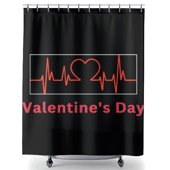 Valentine s Day Shower Curtains