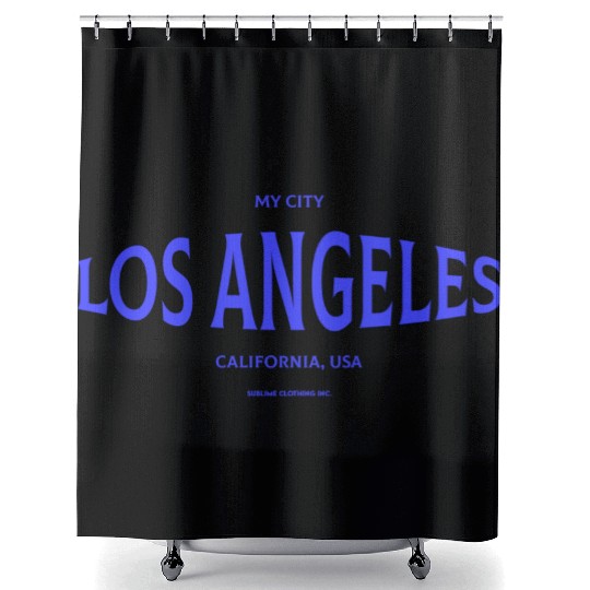 Rep my city (Los Angeles) Shower Curtains