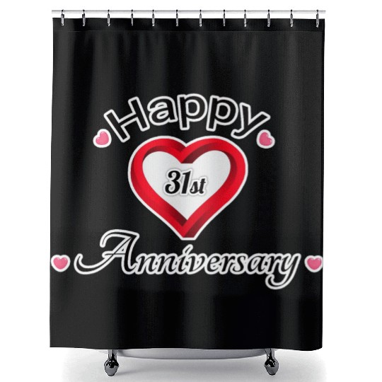 anniversary 31st Shower Curtains