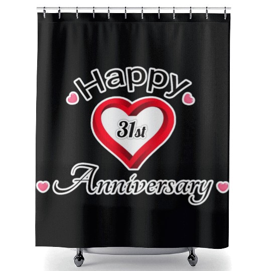 anniversary 31st Shower Curtains
