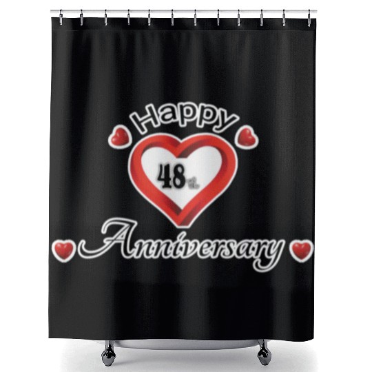 anniversary 48th Shower Curtains