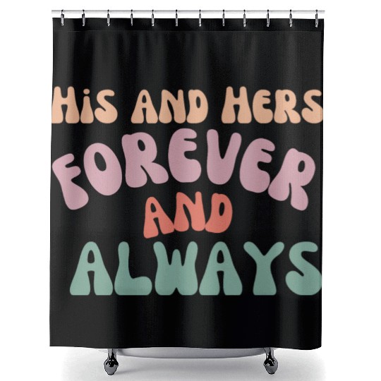 His and Hers Shower Curtains