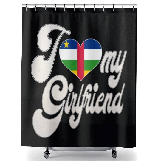 CAI Love My Central African Girlfriend Shower Curtains