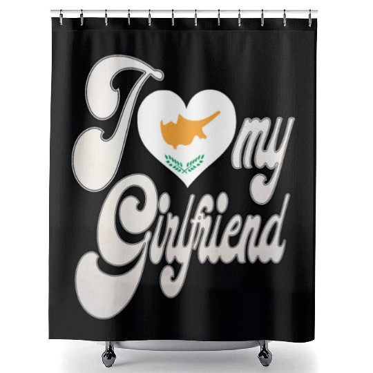 CyprusI Love My Cypriot Girlfriend Shower Curtains