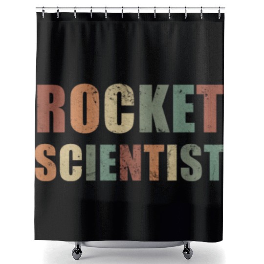 Rocket Scientist Aerospace Engineer Spaceship Shower Curtains