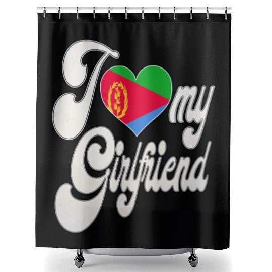 EritreaI Love My Eritrean Girlfriend Shower Curtains