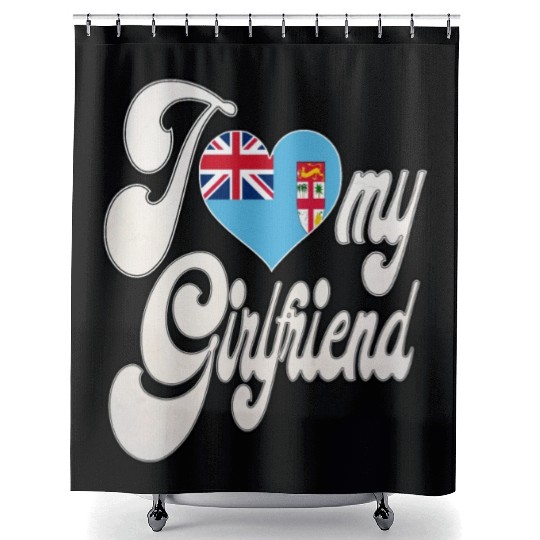 FijiI Love My Fijian Girlfriend Shower Curtains