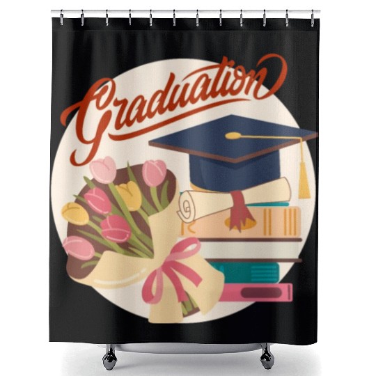 Graduation Shower Curtains