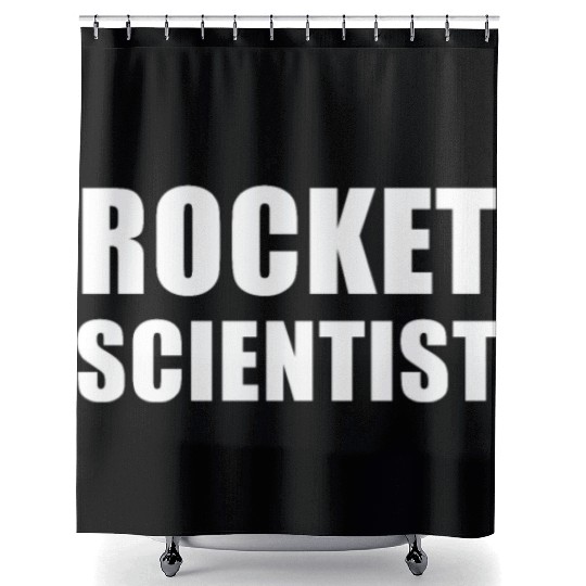 Rocket Scientist Shower Curtains