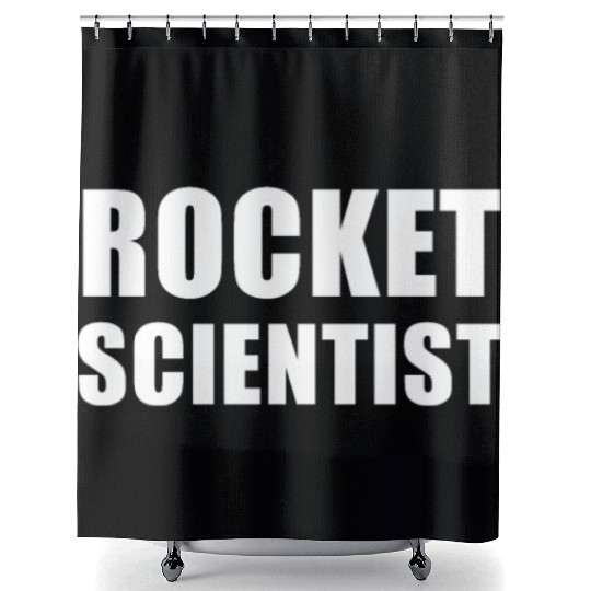 Rocket Scientist Shower Curtains