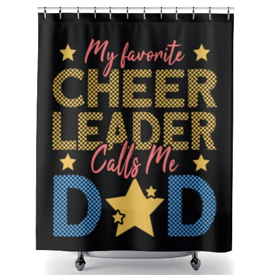 Cheerleader Dad Shower Curtains