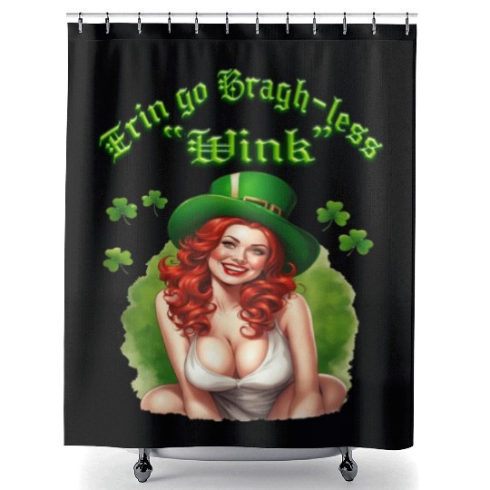 Erin Go Bragh-less Shower Curtains