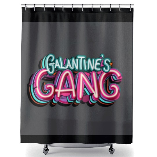 GALENTINE'S Gang Shower Curtains