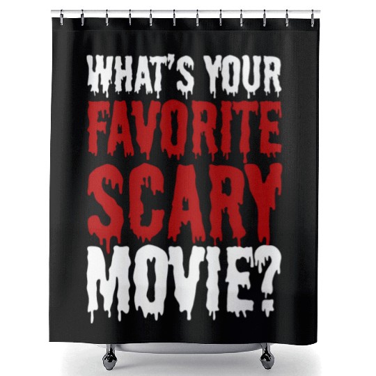 What's Your Favorite Scary Movie Film Reviewer Shower Curtains