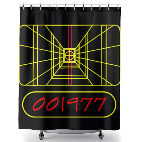 Stay On Target - 1977 Classic Shower Curtains