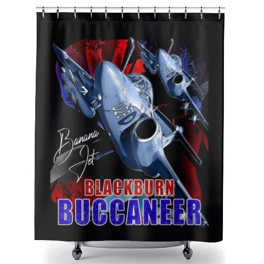 Blackburn Buccaneer Fighter Jet Shower Curtains