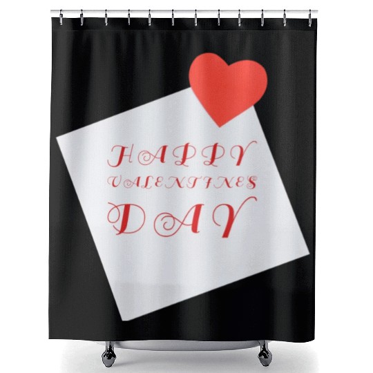 Valentine's Day Shower Curtains