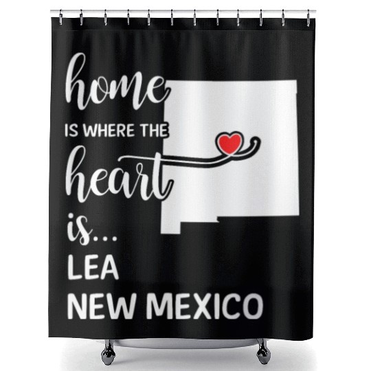 Lea County New Mexico Is Where My Heart Is Gift Shower Curtains