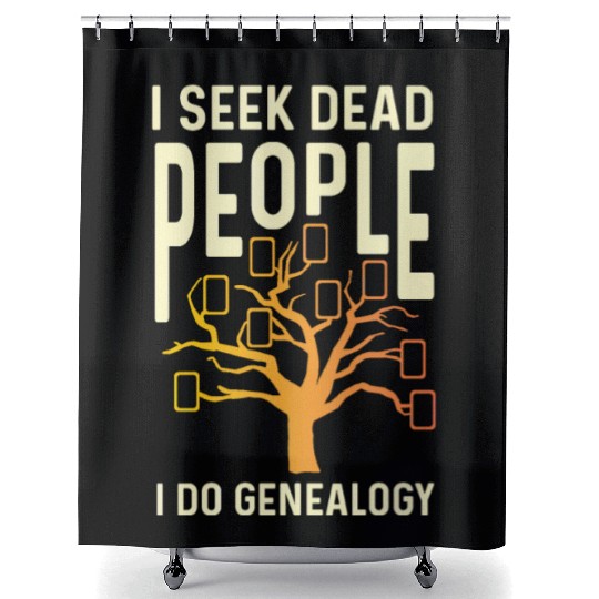 I Do Genealogy Archivist Gift Shower Curtains
