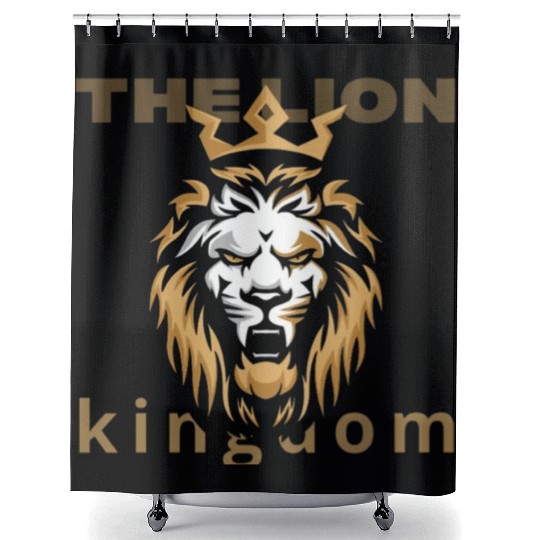 The Lion Kingdom: Roar of Destiny Shower Curtains
