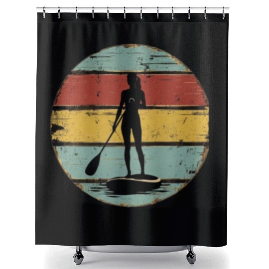 Standup Paddle 3 Shower Curtains