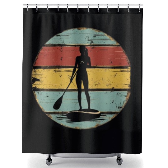 Standup Paddle 3 Shower Curtains