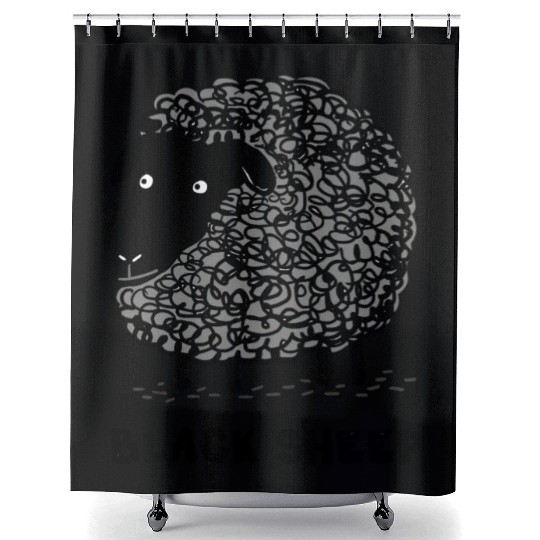 Black Sheep Shower Curtains