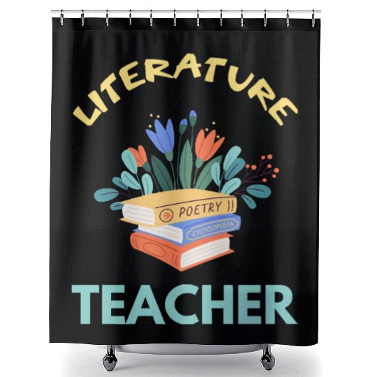 Literature teacher Literature is my superpower Shower Curtains